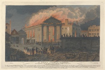St. Paul's Covent Garden during the Fire | Free Photo - rawpixel