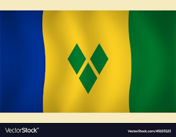 st vincent grenadines flag background