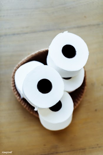 Stack of toilet paper | Free  photo - 2295893