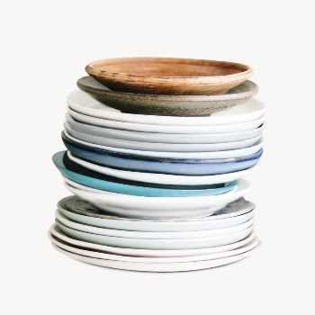 Stack plates, isolated on white | Free Photo - rawpixel