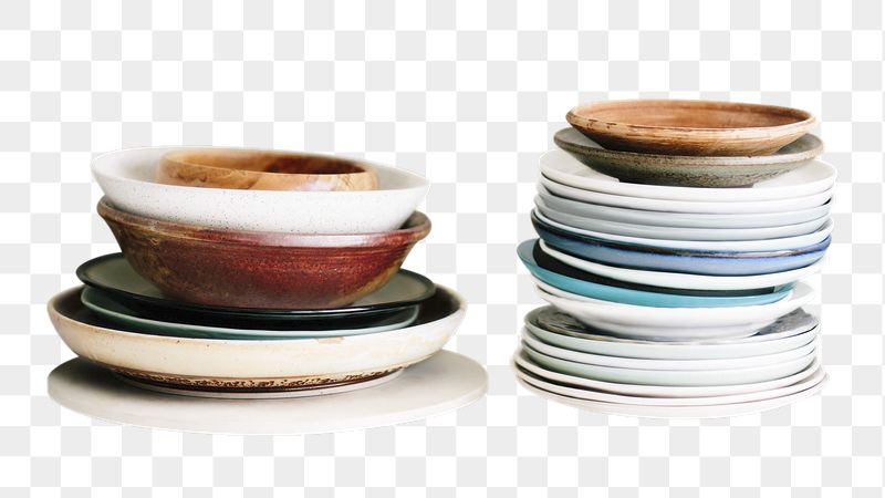 Stack plates png sticker, transparent | Free PNG - rawpixel