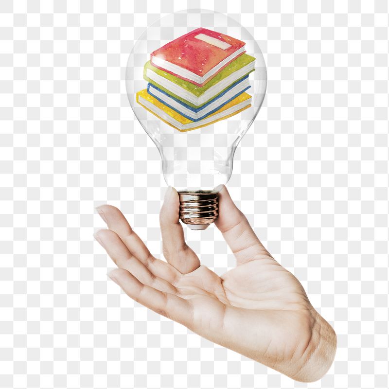 Stacked books png sticker, hand | Free PNG - rawpixel