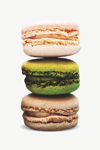 Stacked macarons collage element, isolated | Free PSD - rawpixel