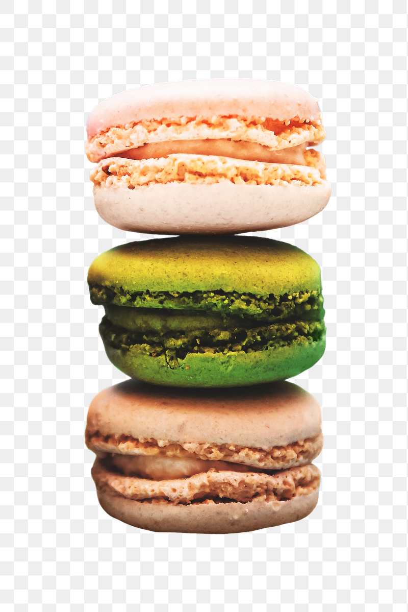 Stacked macarons png sticker, transparent | Free PNG - rawpixel