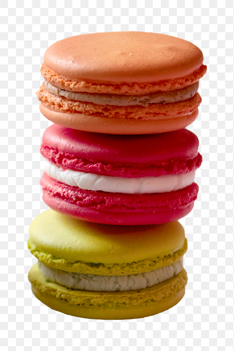 Stacked macarons png sticker, transparent | Free PNG - rawpixel