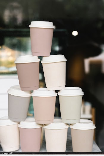 Stacked paper coffee cups mockup | Free stock psd mockup - 534783