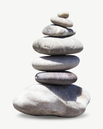 Stacked pebbles  collage element | Free PSD - rawpixel