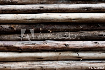Stacked wood background