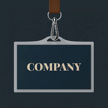 Staff card mockup, blue 3D | Free PSD Mockup - rawpixel