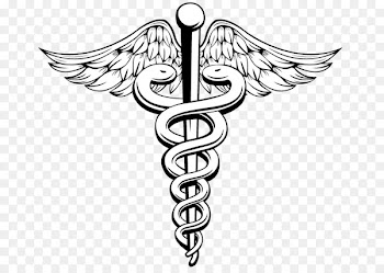 Staff of Hermes Caduceus as a symbol of medicine Rod of Asclepius - Doctor 