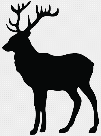 Stag Silhouette PNG Transparent Clip Art Image | Gallery ...