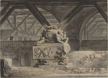 Stage Design: A Sepulchral Vault | Free Photo - rawpixel