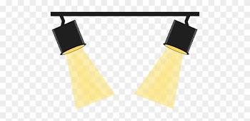 Stage Lights On A Track Clip Art Image Stage Lights - Spotlight Clip Art
