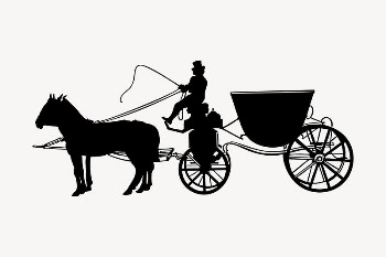 Stagecoach clipart, drawing illustration vector. | Free Vector Illustration - rawpixel