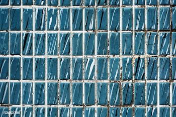 Stained blue tiles textured wallpaper | Free stock vector - 412596