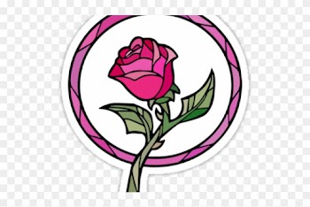 Stained Glass Enchanted Rose