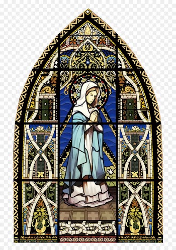 Stained glass Window Church - Vector the glass of the church 