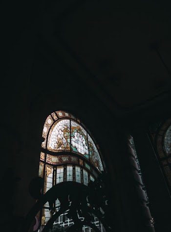 Stained Glass Window Of A Church