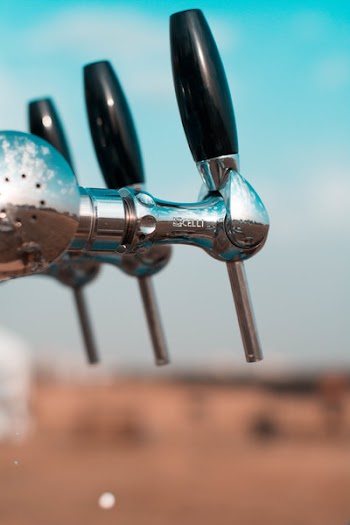 Stainless Steel Beer Tap Handle Photograph