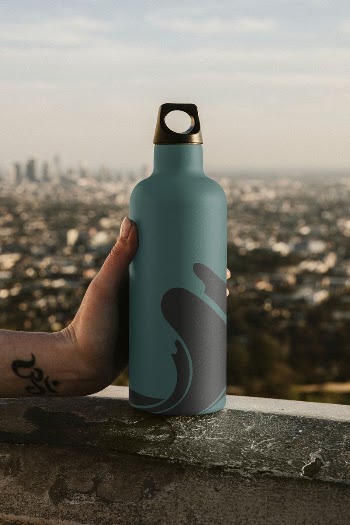 Stainless steel bottle mockup, portable, | Free PSD Mockup - rawpixel