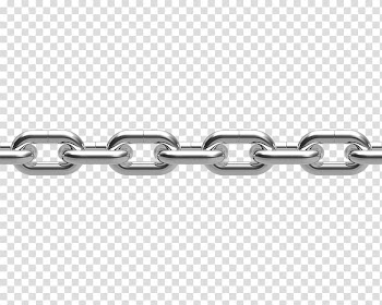 Stainless steel chains, Chain Single Line transparent background PNG clipart