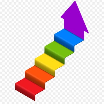 Stairs Clip art - Arrow Stairs PNG Clip Art Image 