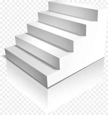 Stairs Stair climbing Clip art - Vector white ladder 