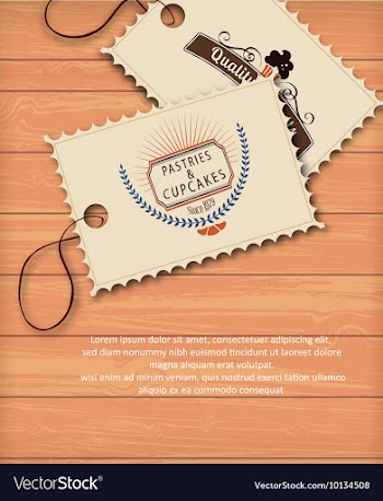 Stamp and wood texture vector image