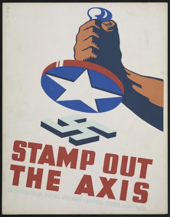 Stamp out the Axis (1941) | Free Photo Illustration - rawpixel