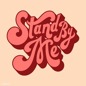Stand by me typography style illustration | Free stock vector - 472686