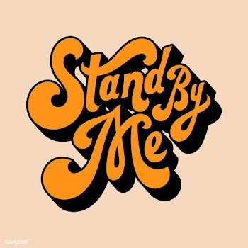 Stand by me typography style illustration | Free stock vector - 472693