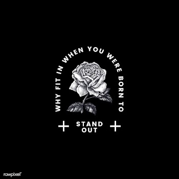 Stand out rose logo design vector | Free stock vector - 463619