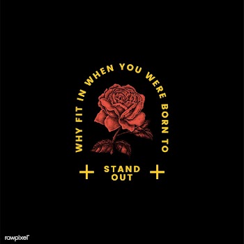 Stand out rose logo design vector | Free stock vector - 463620