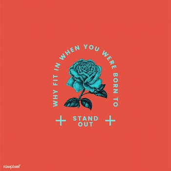 Stand out rose logo design vector | Free stock vector - 463666