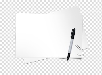 Standard Paper size Pen Correction tape Watercolor painting, pen transparent background PNG clipart
