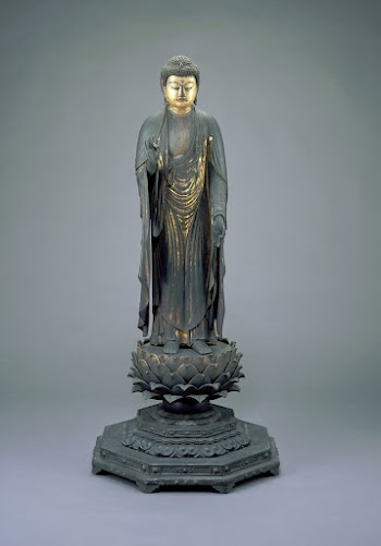 Standing Amitābha Buddha (mokuzō Amida | Free Photo - rawpixel