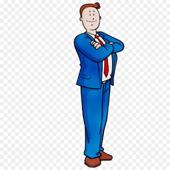 standing cartoon uniform electric blue costume