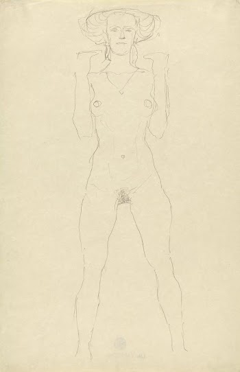 Standing female nude with straddled | Free Photo - rawpixel