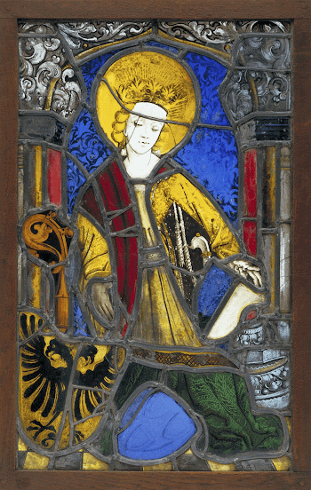 standing female saint with two | Free Photo - rawpixel