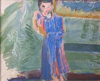 Standing figure, blue dress by Niels | Free Photo - rawpixel