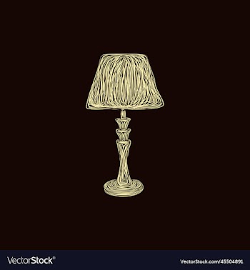 standing luminous lamp artwork design