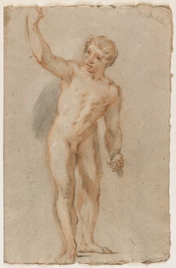 standing male nude with muscular | Free Photo - rawpixel