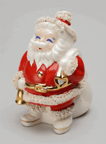 standing Santa Claus figure with gold | Free Photo - rawpixel