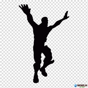 Standing Silhouette Poster Royale Fortnite Battle