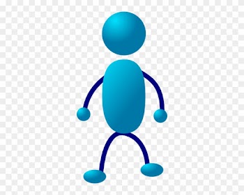 Standing Stick Man Clip Art At Clker - Stick Person Standing Clipart