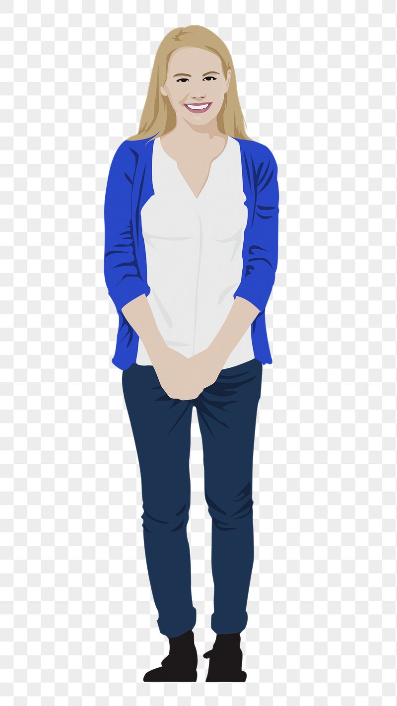 Standing woman png sticker, full | Free PNG - rawpixel