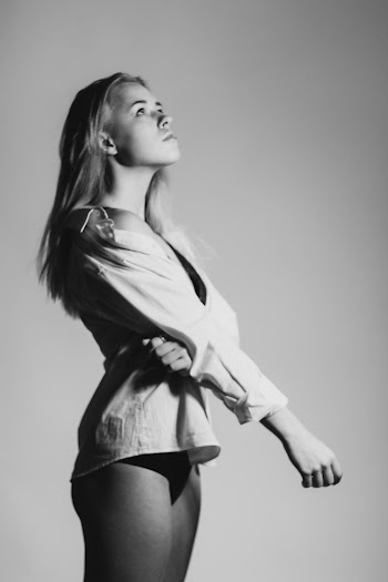Standing Woman While Looking Up
