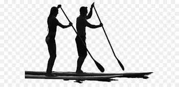 Standup paddleboarding Surfing Logo - regulation pattern 