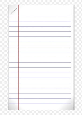 Stapled lined papers png sticker | Free PNG - rawpixel