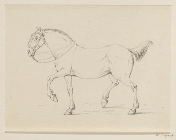Stappend paard, naar links (1775&ndash;1833) | Free Photo - rawpixel
